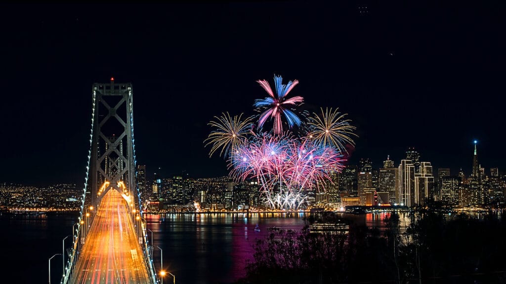 New Year San Francisco Firework