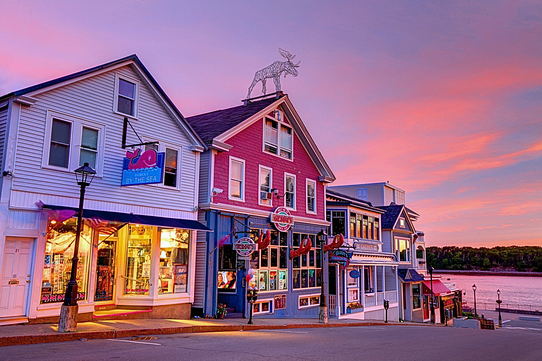 Bar Harbor Downtown Maine