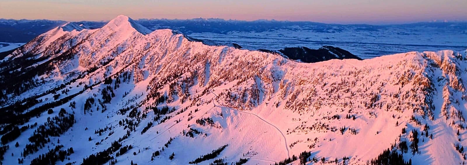 Bridger Bowl Mountain Sunrise