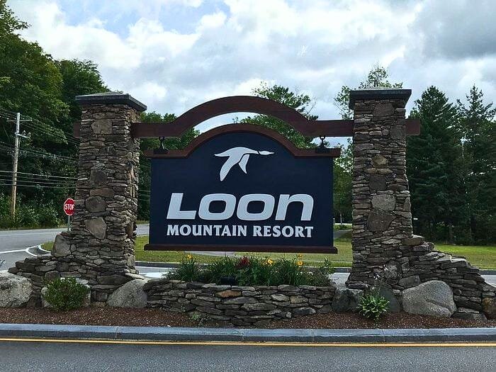 Loon Mountain NH - Glossy Multicolor Sticker Decal (4")