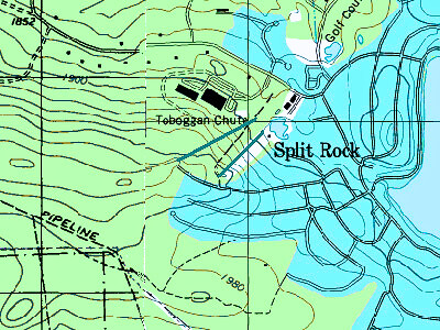 Split Rock Map