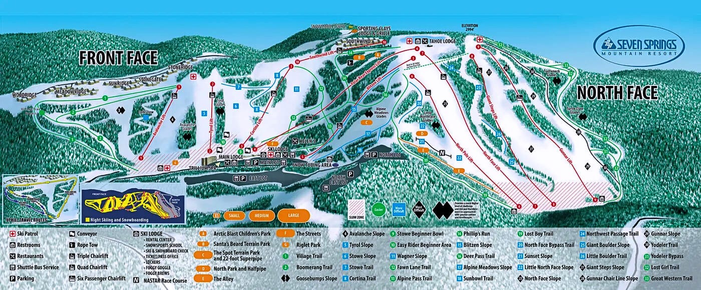 Spring Mountain Map