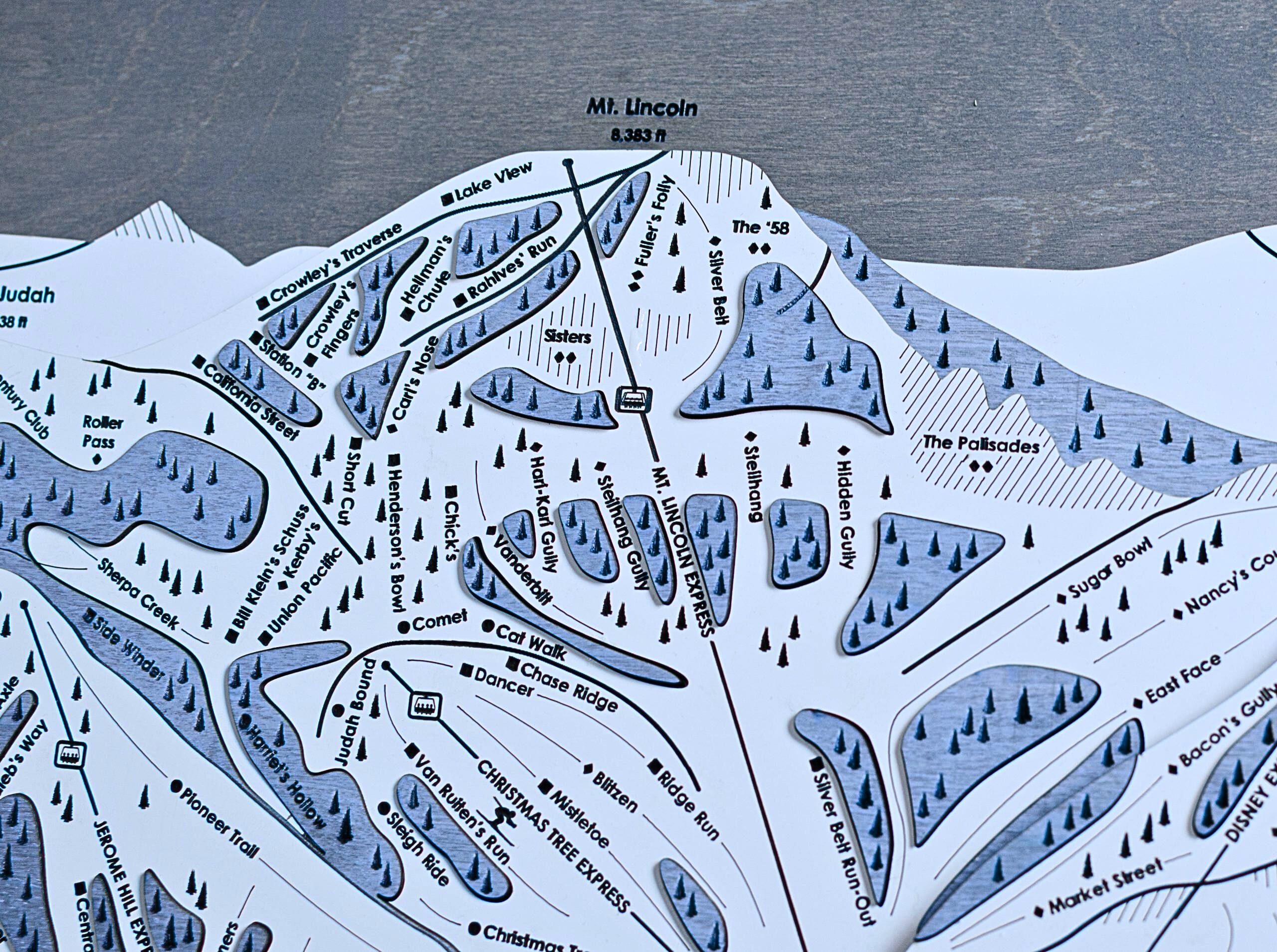 Sugar Bowl Trail Map