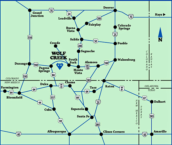 Wolf Creek Map