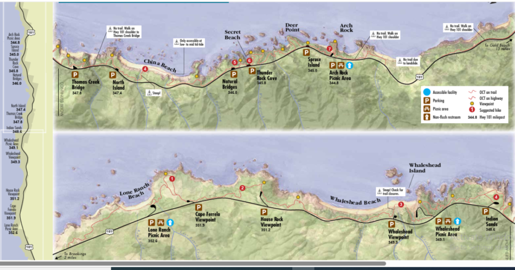 Samuel H. Boardman State Scenic Corridor Map