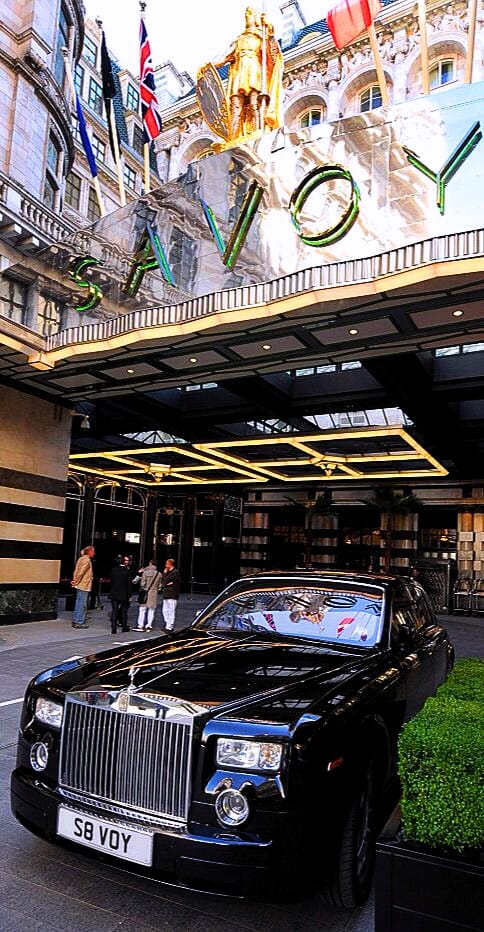 Savoy Hotel London Rolls Royce Taxi