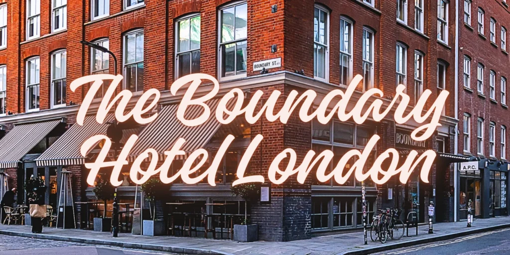 The Boundary Hotel London
