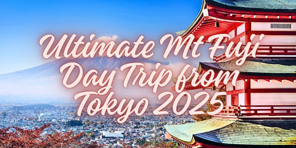 Ultimate Mt Fuji Day Trip from Tokyo 2025🌋