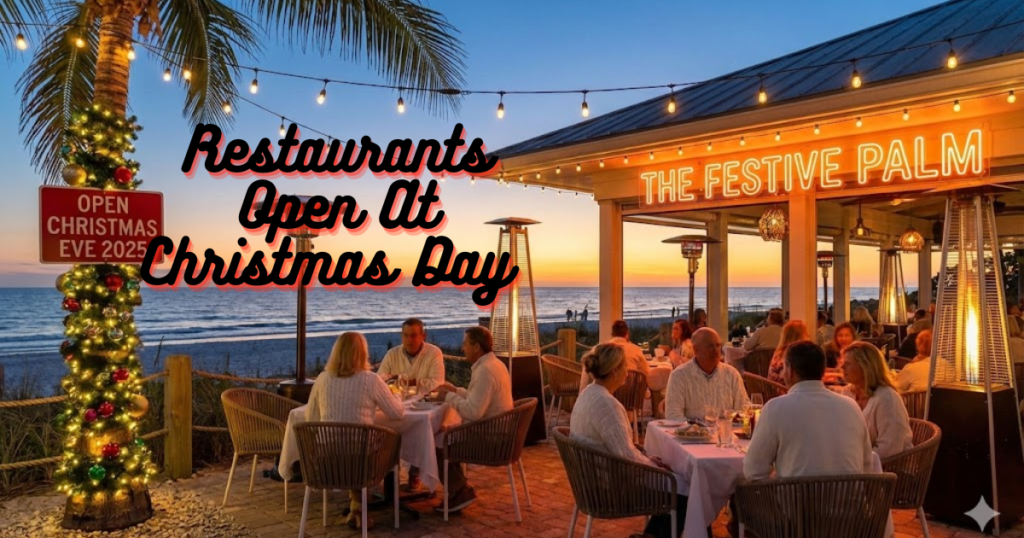Restaurant Open in Christmas Eve at Florida (2025)